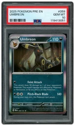 2025 Prismatic Evolutions Umbreon #59 PSA 10 on Beezie.