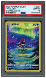 2023 Crown Zenith Keldeo #GG07 PSA 10 on Beezie.