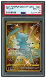2021 Celebrations Mew #25 PSA 10 on Beezie.