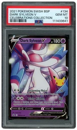 2021 Black Star Promo Dark Sylveon V #134 PSA 10 on Beezie.