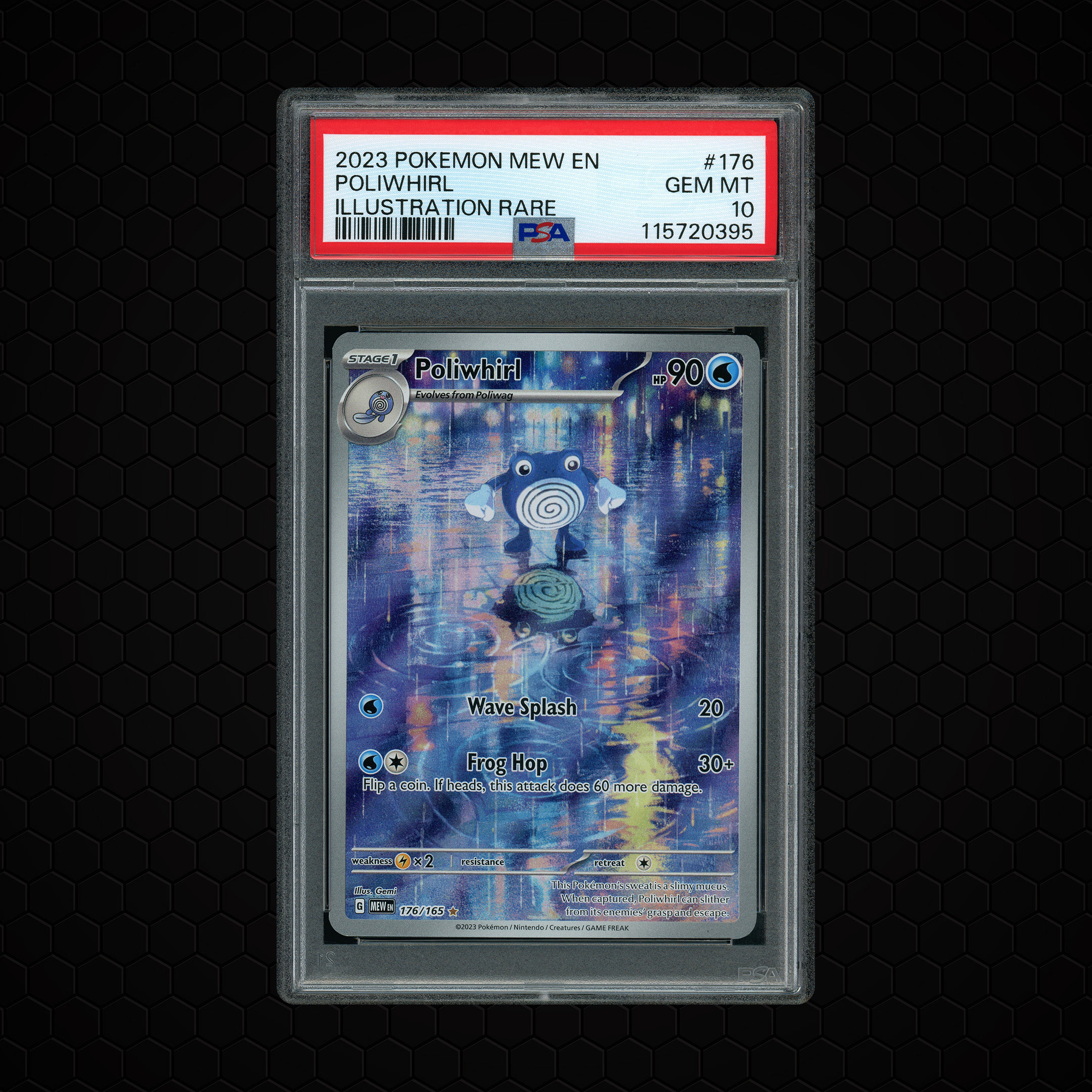 2023 Pokemon 151 Poliwhirl #176 PSA 10