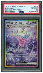 2024 Japanese Terastal Festival ex Espeon EX #211 PSA 10 on Beezie.