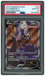 2021 Evolving Skies Umbreon V #189 PSA 10 on Beezie.