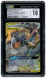 2019 Unbroken Bonds Lucario & Melmetal GX #120 CGC 10 on Beezie.