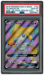 2019 Unified Minds Jirachi GX #79a PSA 10 on Beezie.