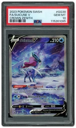 2023 Crown Zenith Suicune V #GG38 PSA 10 on Beezie.