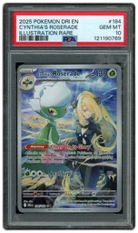 2025 Destined Rivals Cynthia's Roserade #184 PSA 10 on Beezie.