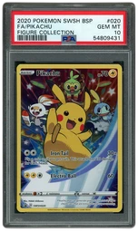 2020 Black Star Promo Pikachu #20 PSA 10 on Beezie.