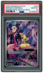 2025 Black Star Promo Marnie's Morpeko #206 PSA 10 on Beezie.
