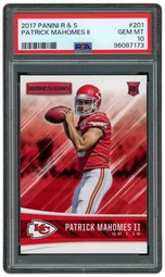 2017 Panini R & S Patrick Mahomes II #201 PSA 10 on Beezie.
