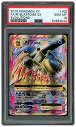 2016 XY Evolutions M Blastoise EX #102 PSA 10 on Beezie.