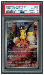 2023 Japanese Promo Detective Pikachu #98 PSA 10 on Beezie.
