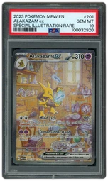 2023 Pokemon 151 Alakazam EX #201 PSA 10 on Beezie.