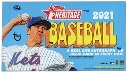 2021 Topps Heritage Baseball Hobby Box on Beezie.