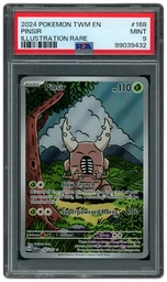 2024 Twilight Masquerade Pinsir #168 PSA 9 on Beezie.