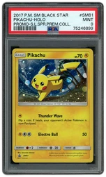 2017 Black Star Promo Pikachu #SM81 PSA 9 on Beezie.