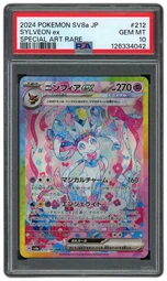 2024 Japanese Terastal Festival ex Sylveon ex #212 PSA 10 on Beezie.