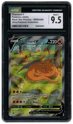 2022 Black Star Promo Charizard V #SWSH260 CGC 9.5 on Beezie.