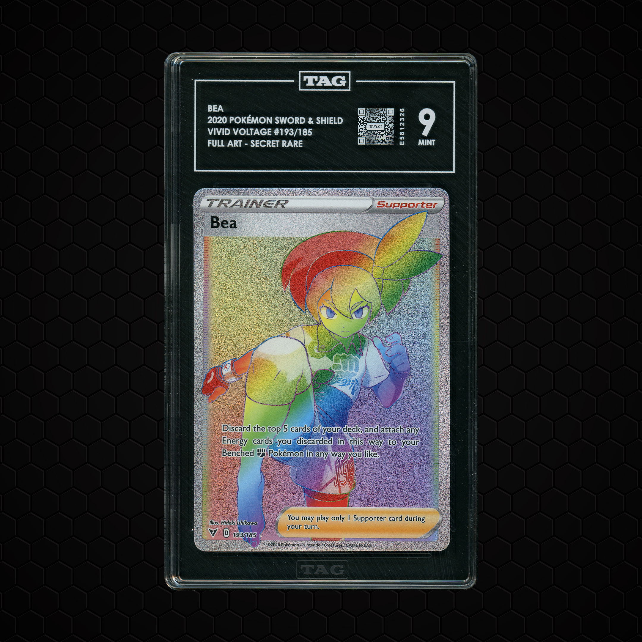 2020 Vivid Voltage Bea #193 TAG 9