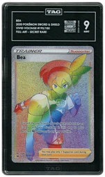 2020 Vivid Voltage Bea #193 TAG 9 on Beezie.