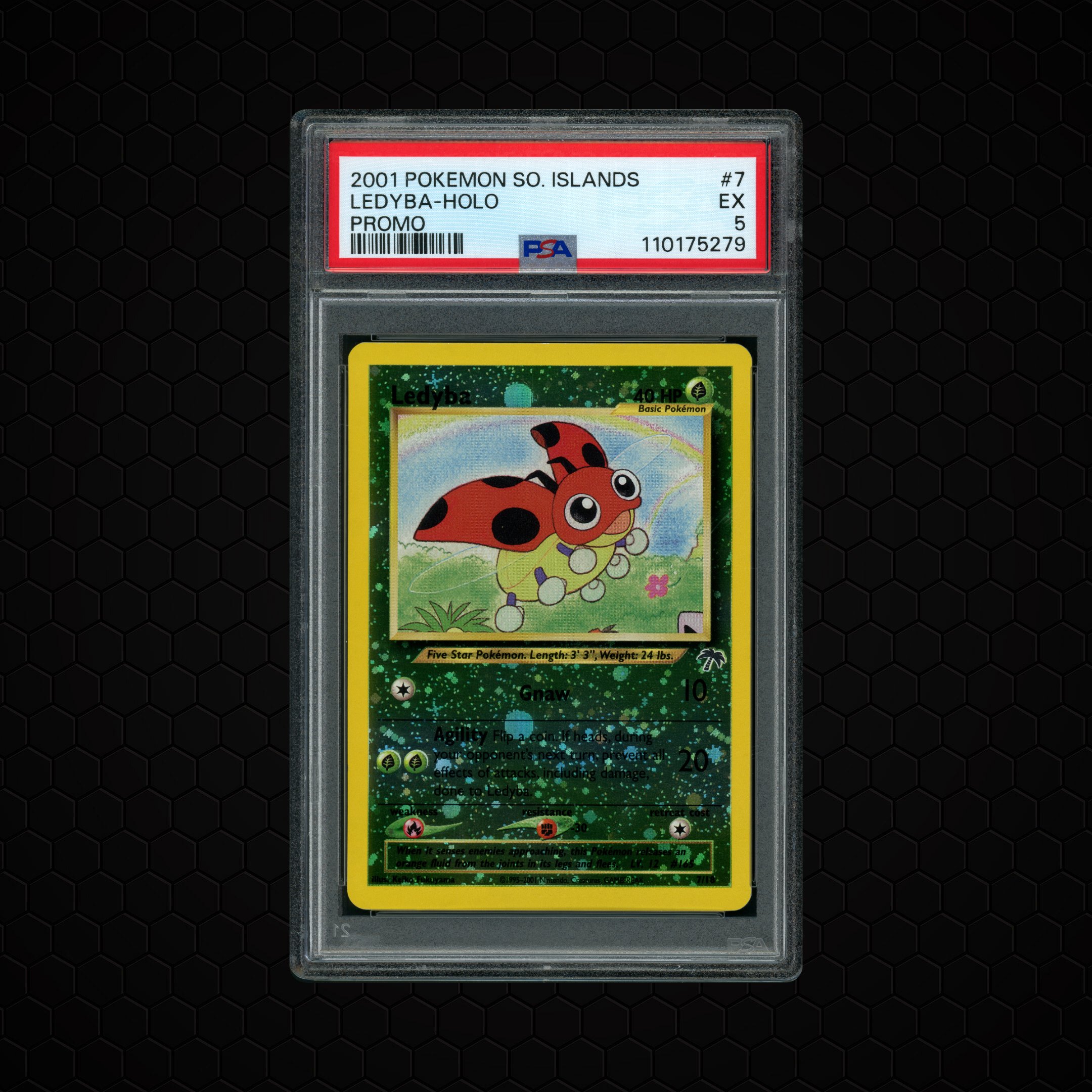 2001 Southern Islands Ledyba #7 PSA 5