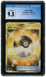 2017 Sun & Moon Ultra Ball #161 CGC 9.5 on Beezie.