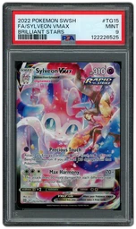 2022 Brilliant Stars Sylveon VMAX #TG15 PSA 9 on Beezie.