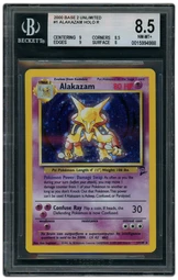 2000 Base 2 Alakazam #1 BGS 8.5 on Beezie.