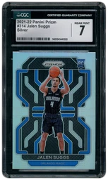 2021-22 Panini Prizm Jalen Suggs #314 CGC 7 on Beezie.