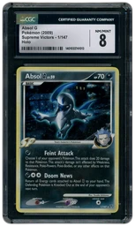 2009 Supreme Victors Absol G #1 CGC 8 on Beezie.
