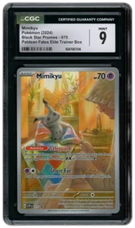 2024 Black Star Promo Mimikyu #75 CGC 9 on Beezie.