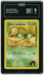 2000 Gym Heroes Erika's Bellsprout #76 TAG 9 on Beezie.