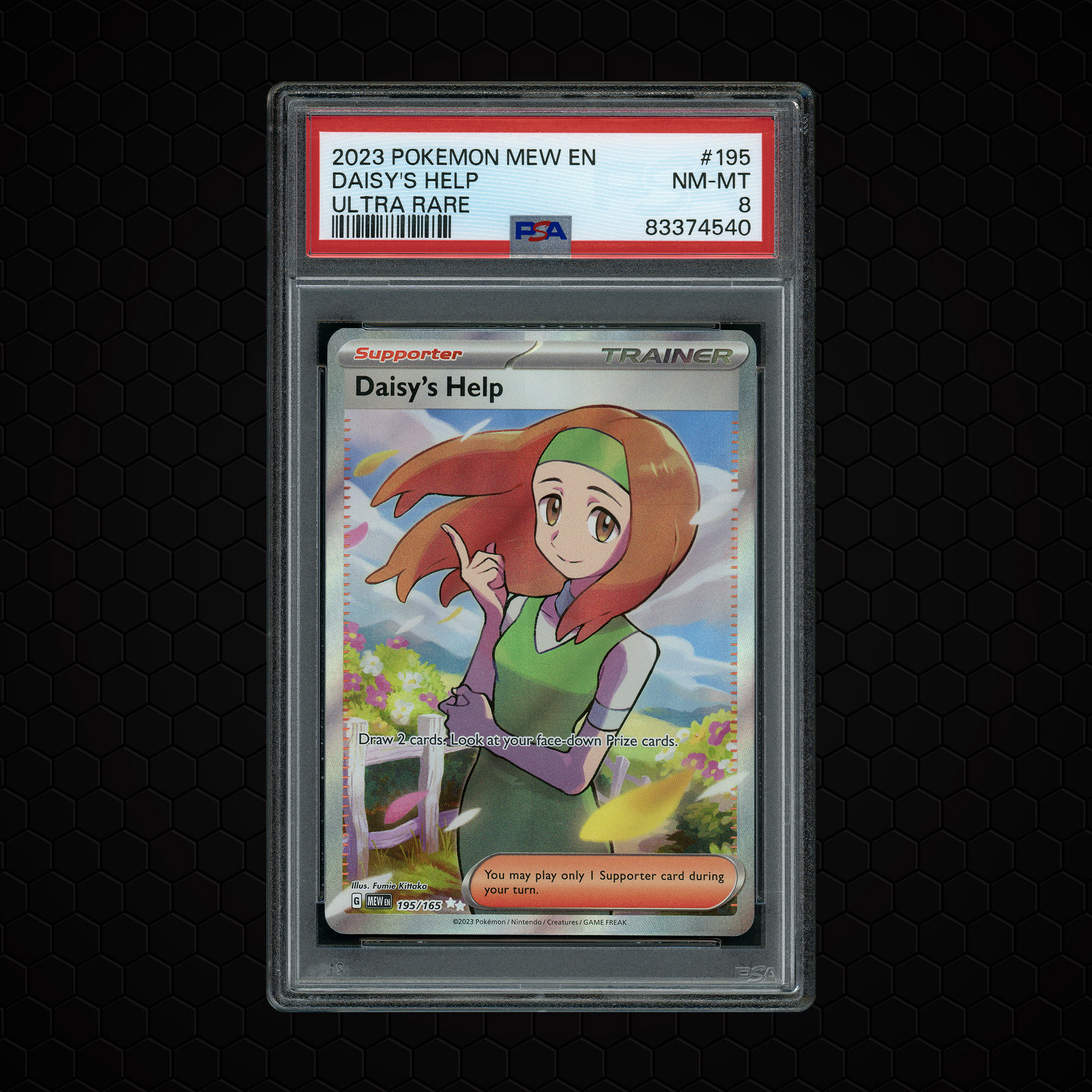 2023 Pokemon 151 Daisy's Help #195 PSA 8