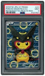 2016 Japanese Promo Poncho Wear Pikachu #231 PSA 9 on Beezie.