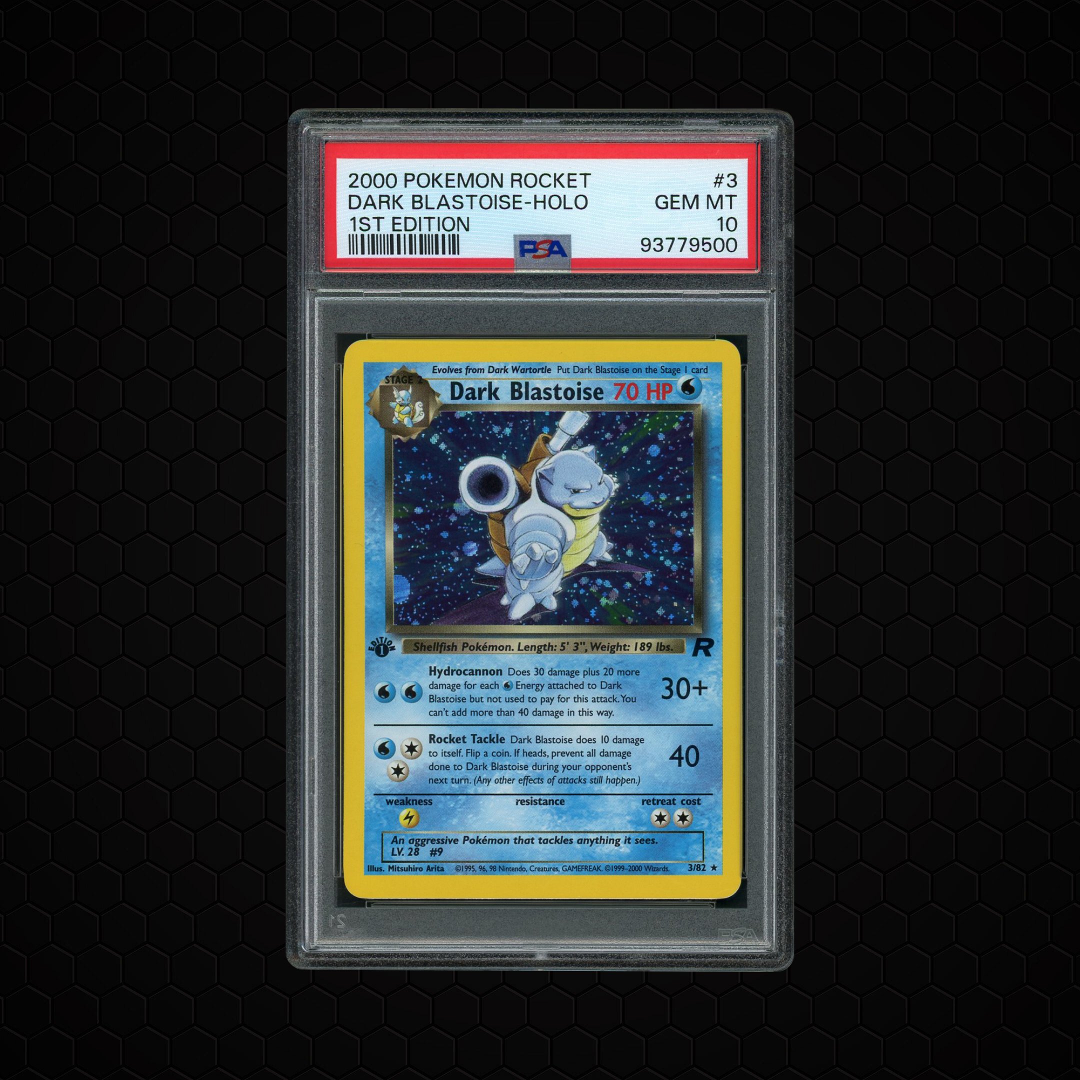 2000 Rocket 1st Edition Dark Blastoise #3 PSA 10