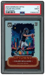 2024 Donruss Optic Caleb Williams Uptowns #1 PSA 9 on Beezie.