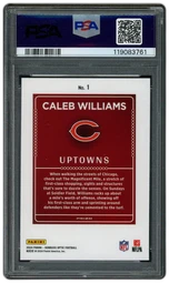 2024 Donruss Optic Caleb Williams Uptowns #1 PSA 9 on Beezie.