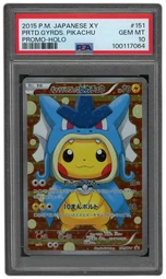 2015 Japanese XY Promo Pretend Gyarados Pikachu #151 PSA 10 on Beezie.