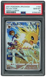 2021 Japanese VMAX Climax Jolteon #193 PSA 10 on Beezie.