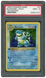 1999 Game 1st Edition Blastoise #2 PSA 9 on Beezie.