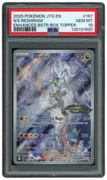 2025 Black Star Promo Reshiram #167 PSA 10 on Beezie.