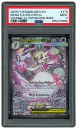 2025 Mega Evolution Mega Gardevoir EX #178 PSA 9 on Beezie.