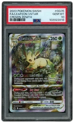 2023 Crown Zenith Leafeon VSTAR #GG35 PSA 10 on Beezie.