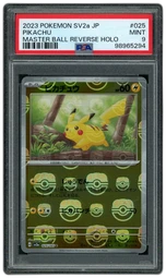 2023 Japanese Pokemon 151 Masterball Pikachu #25 PSA 9 on Beezie.