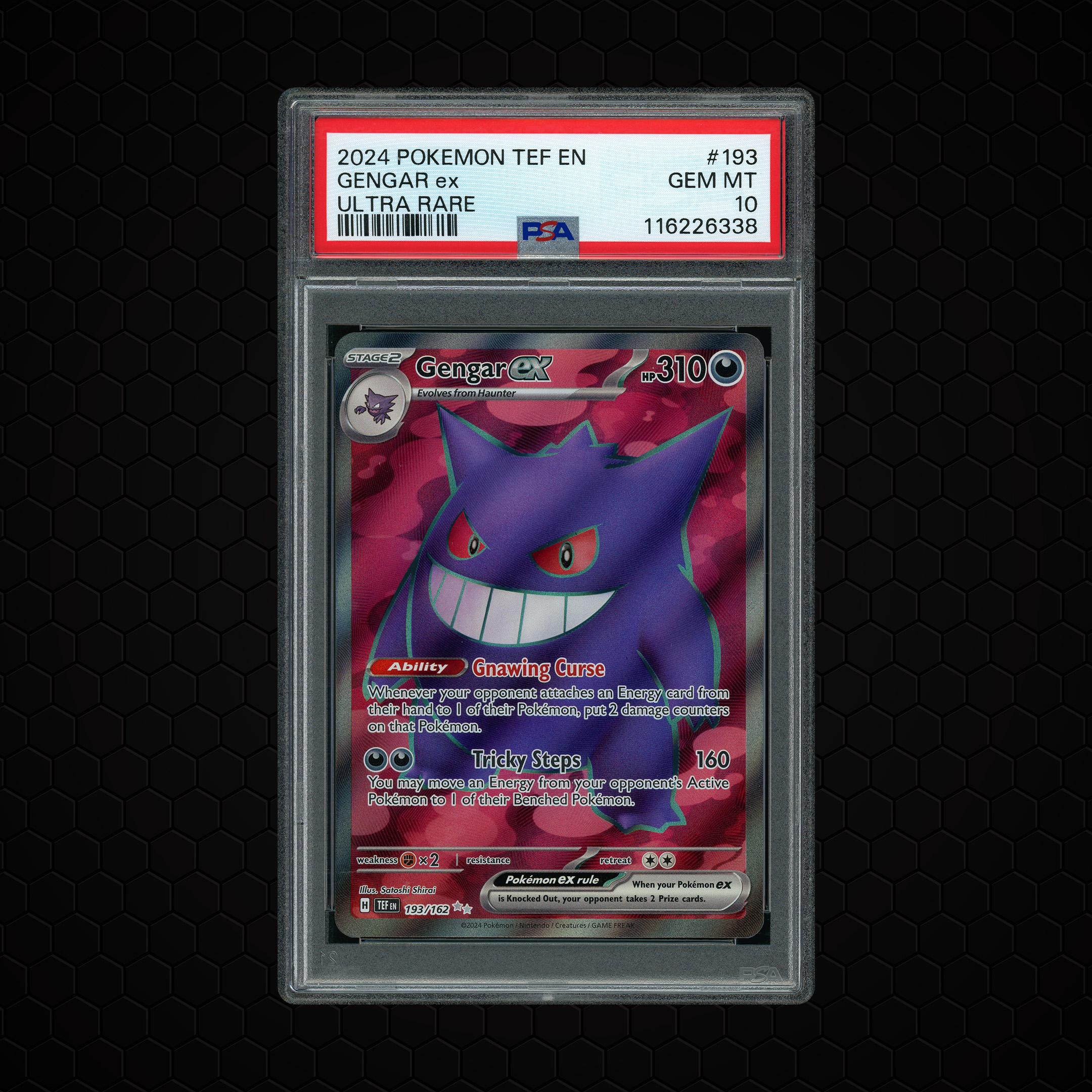 2024 Temporal Forces Gengar EX #193 PSA 10