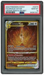 2023 Crown Zenith Arceus VSTAR #GG70 PSA 10 on Beezie.