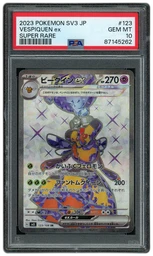2023 Japanese Ruler of the Black Flame Vespiquen EX #123 PSA 10 on Beezie.