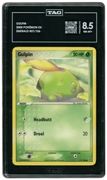 2005 Emerald Gulpin #51 TAG 8.5 on Beezie.