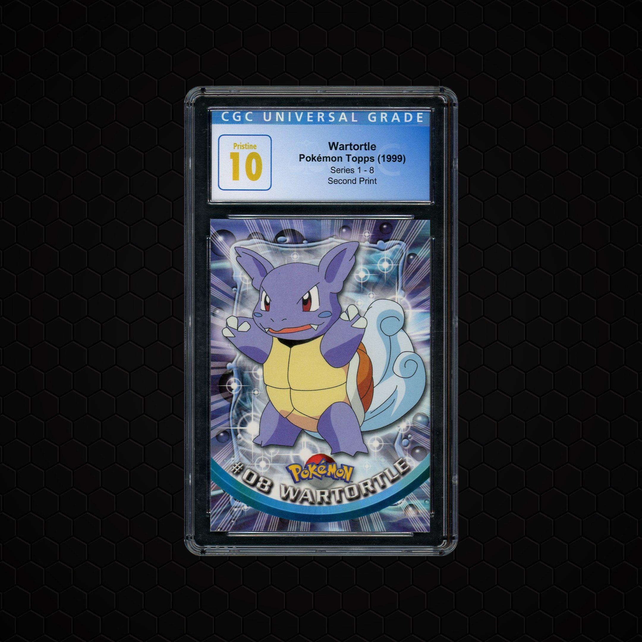 1999 Series 1 Wartortle #8 CGC 10