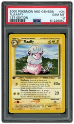2000 Neo Genesis 1st Edition Flaaffy #34 PSA 10 on Beezie.
